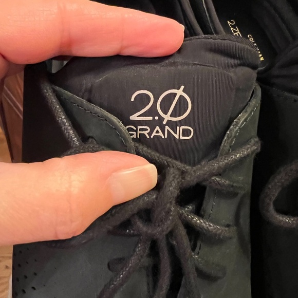 NWOB Men's Cole Haan 2.Zerogrand Laser Wingtip Oxford Shoes Black Size 13 - Picture 5 of 7